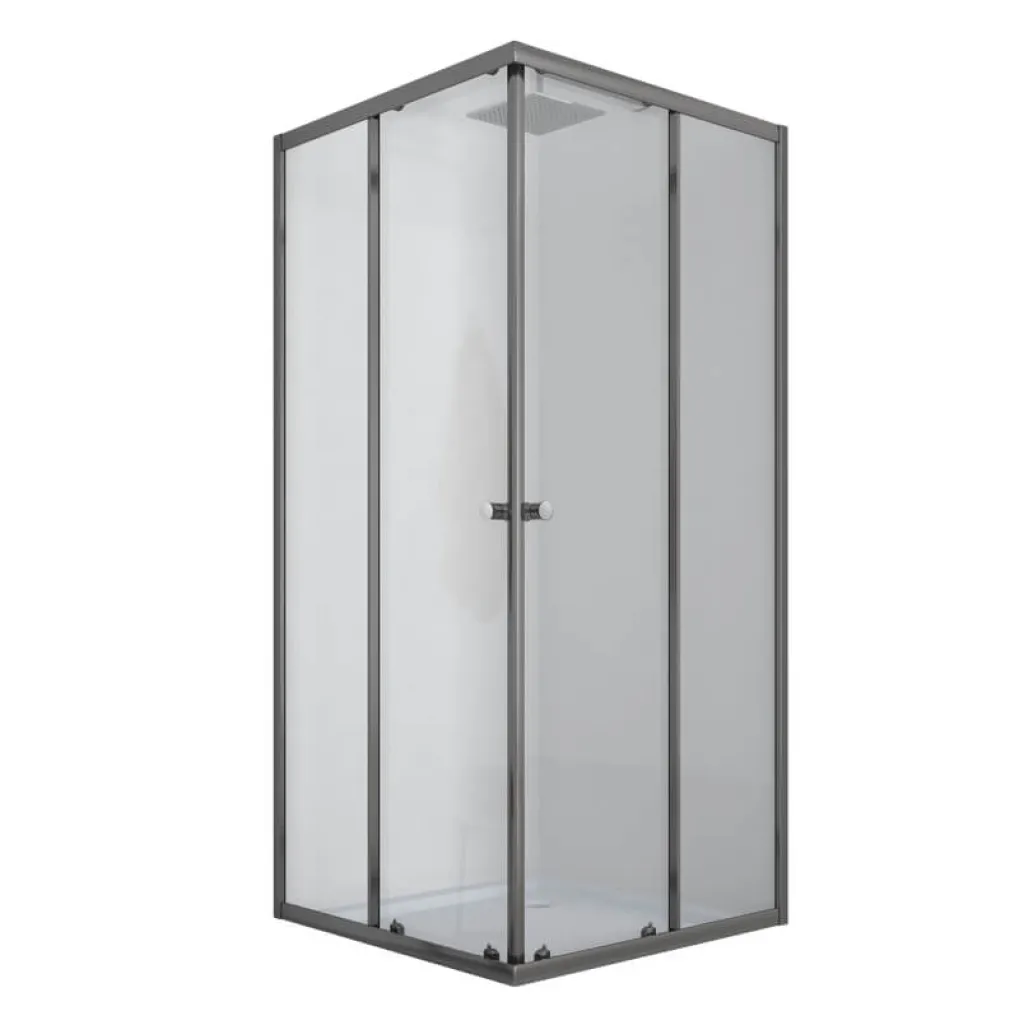 Душевая кабина Mixxus CUBIC SCT01-90x90x195-TR Graphite (MI6905)- Фото 3