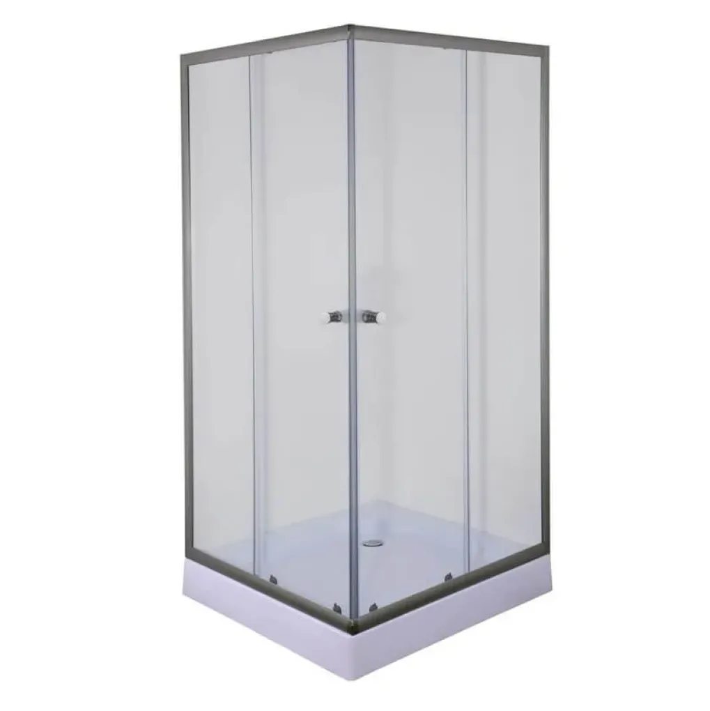 Душевая кабина Mixxus CUBIC SCT01-90x90x195-TR Graphite (MI6905)- Фото 1