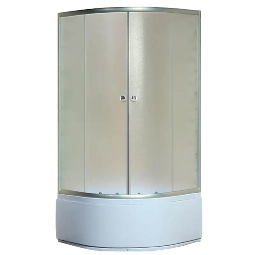 Душевая кабина Mixxus Plain SCT01-90x90x195-FB Satin (MI6894)- Фото 1
