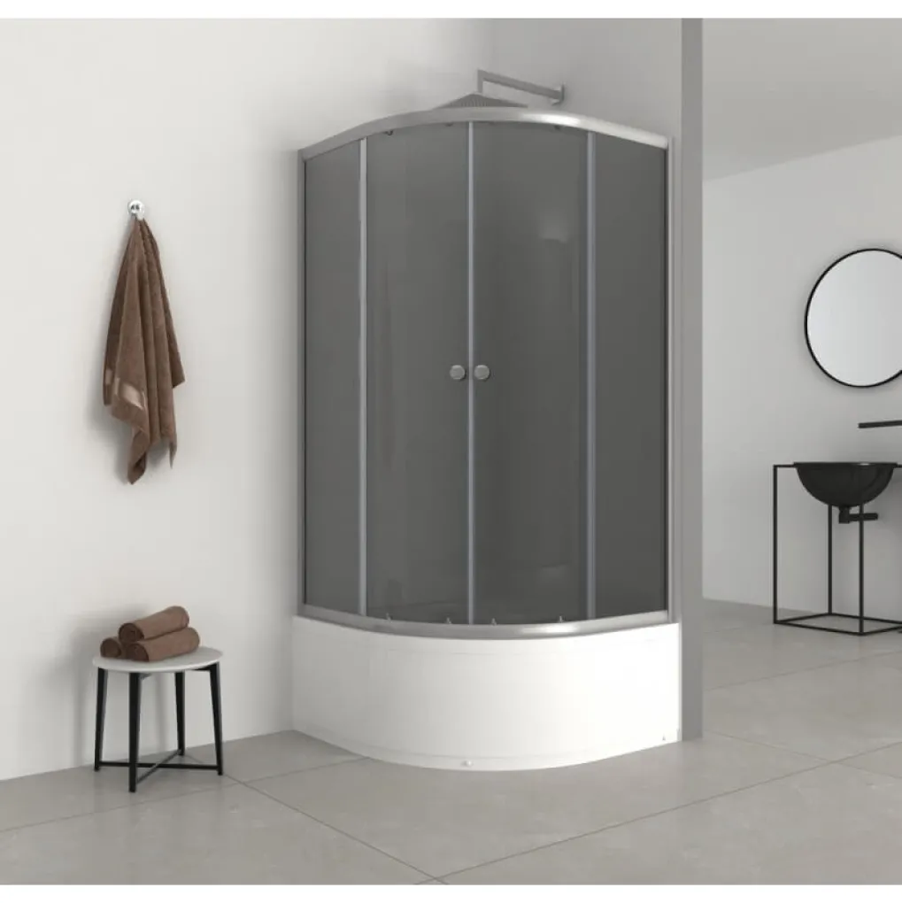 Душевая кабина Mixxus Plain SCT01-90x90x195-GR Satin (MI6895)- Фото 2