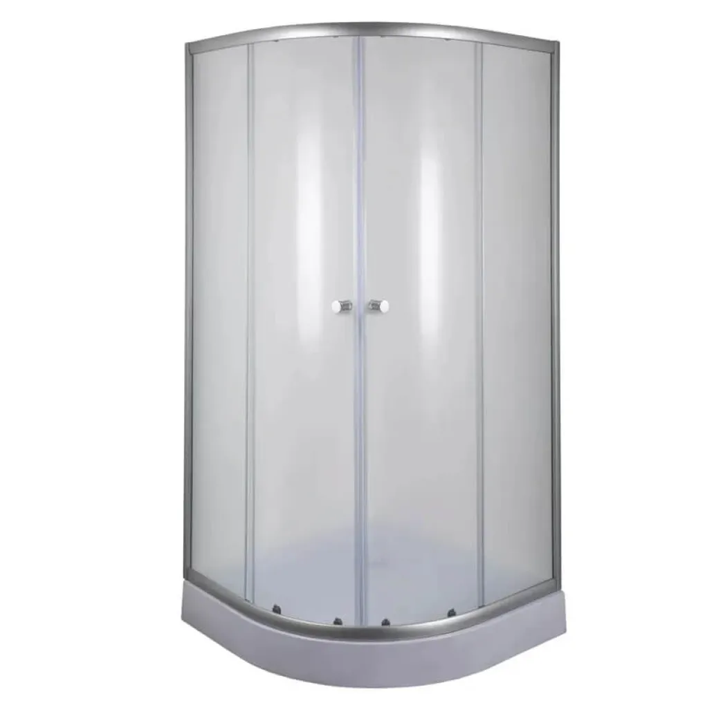 Душевая кабина Mixxus Plain SCT02-90x90x195-FB Satin (MI6896)- Фото 1