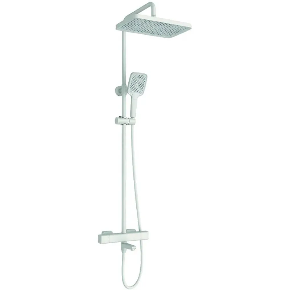 Душевая колонна с термостатом Mixxus Premium VIRGO 009-J WHITE (MI6648)- Фото 1
