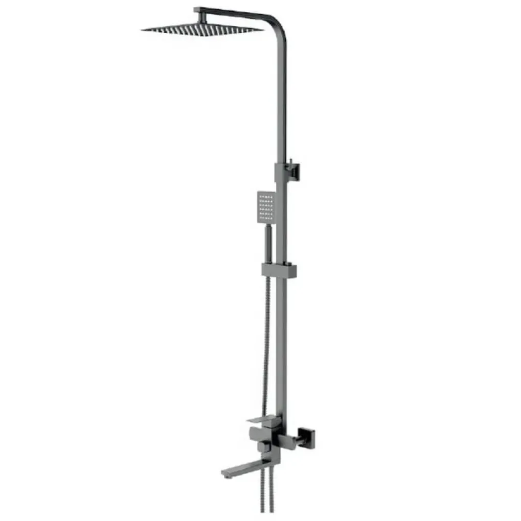 Душевая колонна со смесителем Mixxus KUB-007-J GRAPHITE (MI6220)- Фото 2