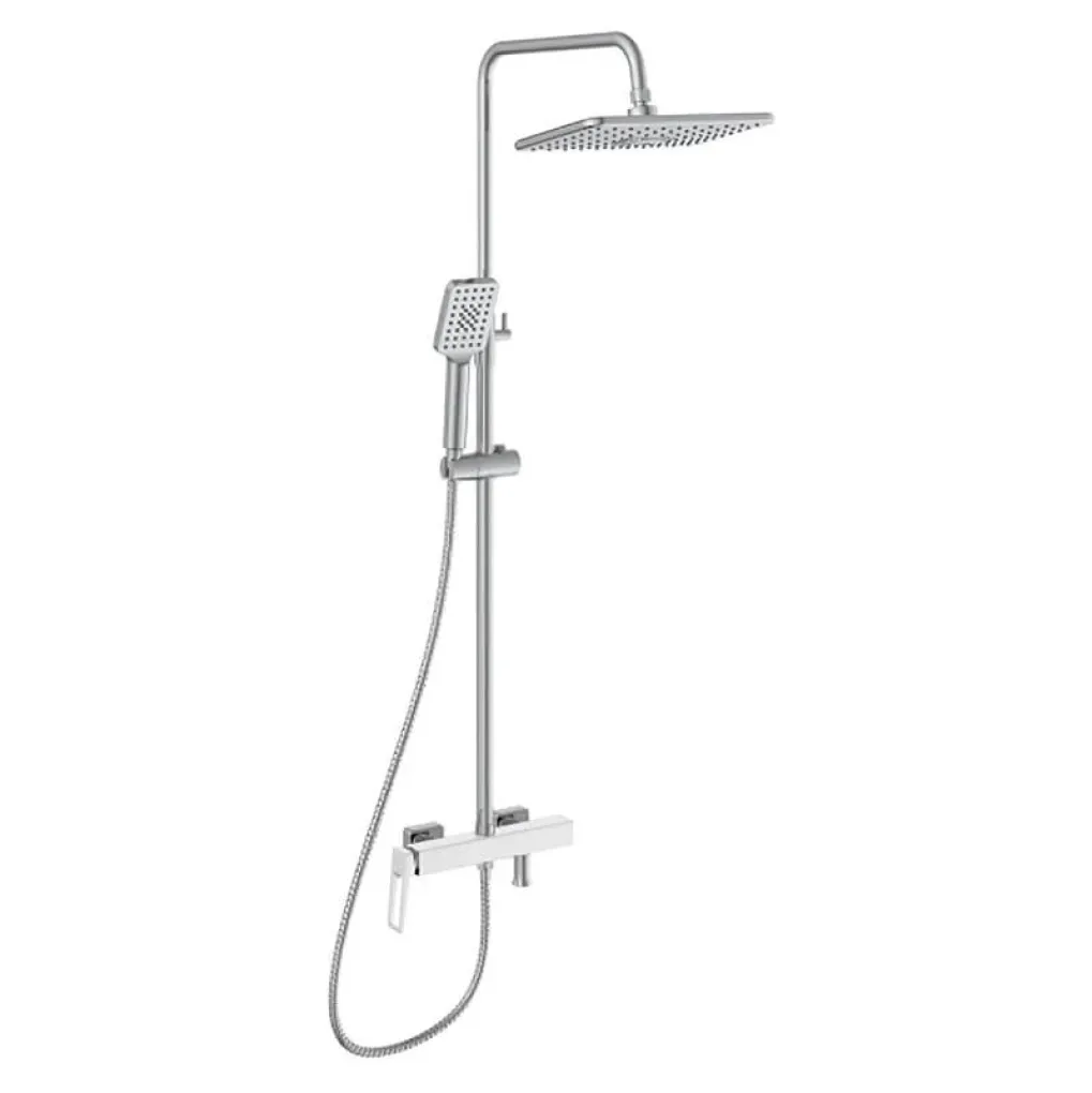 Душевая колонна со смесителем Mixxus Premium Grog 009-J White (MI5942)- Фото 1