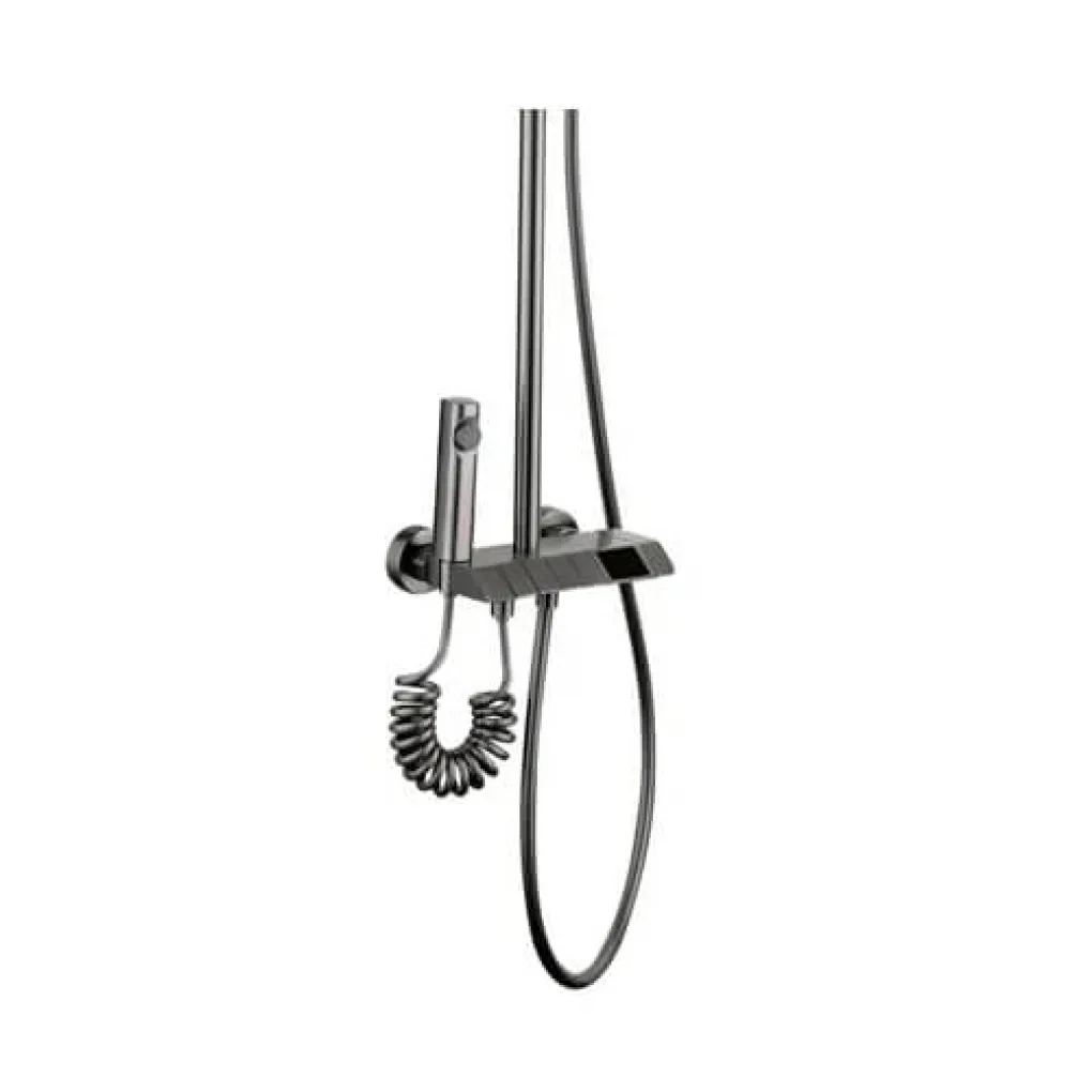 Душевая колонна со смесителем Mixxus Premium NEPTUNE 009-J Графит (MI6833)- Фото 3