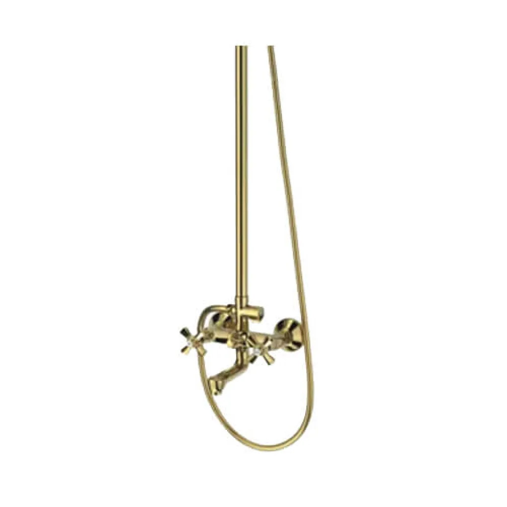 Душевая колонна со смесителем Mixxus Premium Retro Gold-009-J (MI5852)- Фото 3