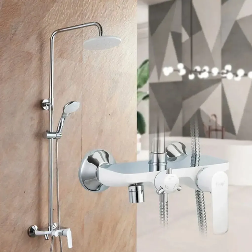 Душевая колонна со смесителем Mixxus Premium SOFIA White/Chr-009-J (MI1667)- Фото 3