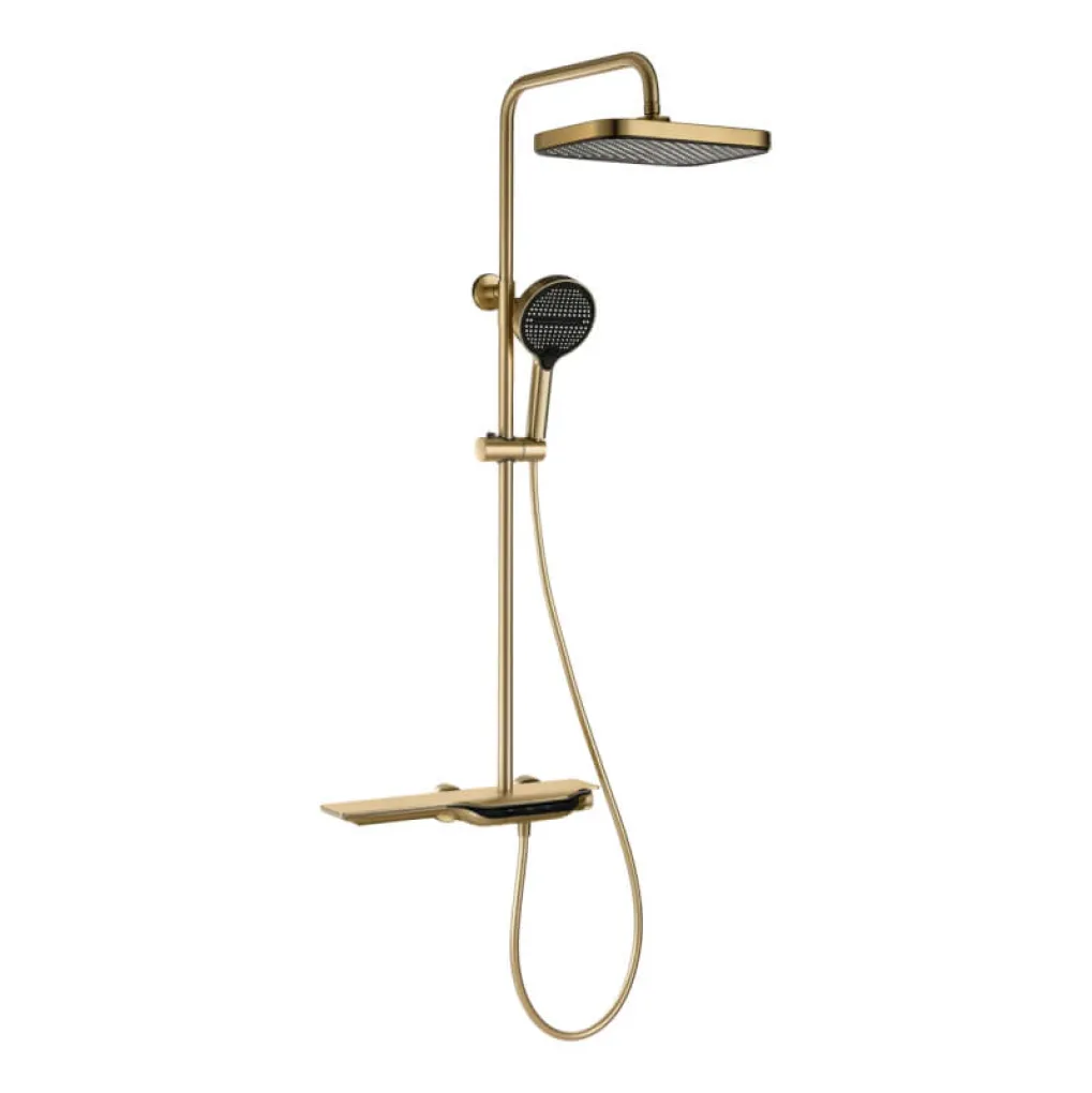 Душевая система Mixxus Premium SPACE-009-J Brushed gold (MI6541)- Фото 1