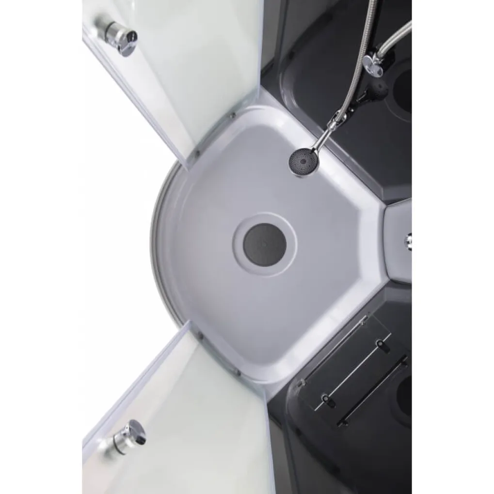 Душевой бокс Mixxus STRONG SB02-90x90x215-FB Satin с низким поддоном (MI6887)- Фото 2