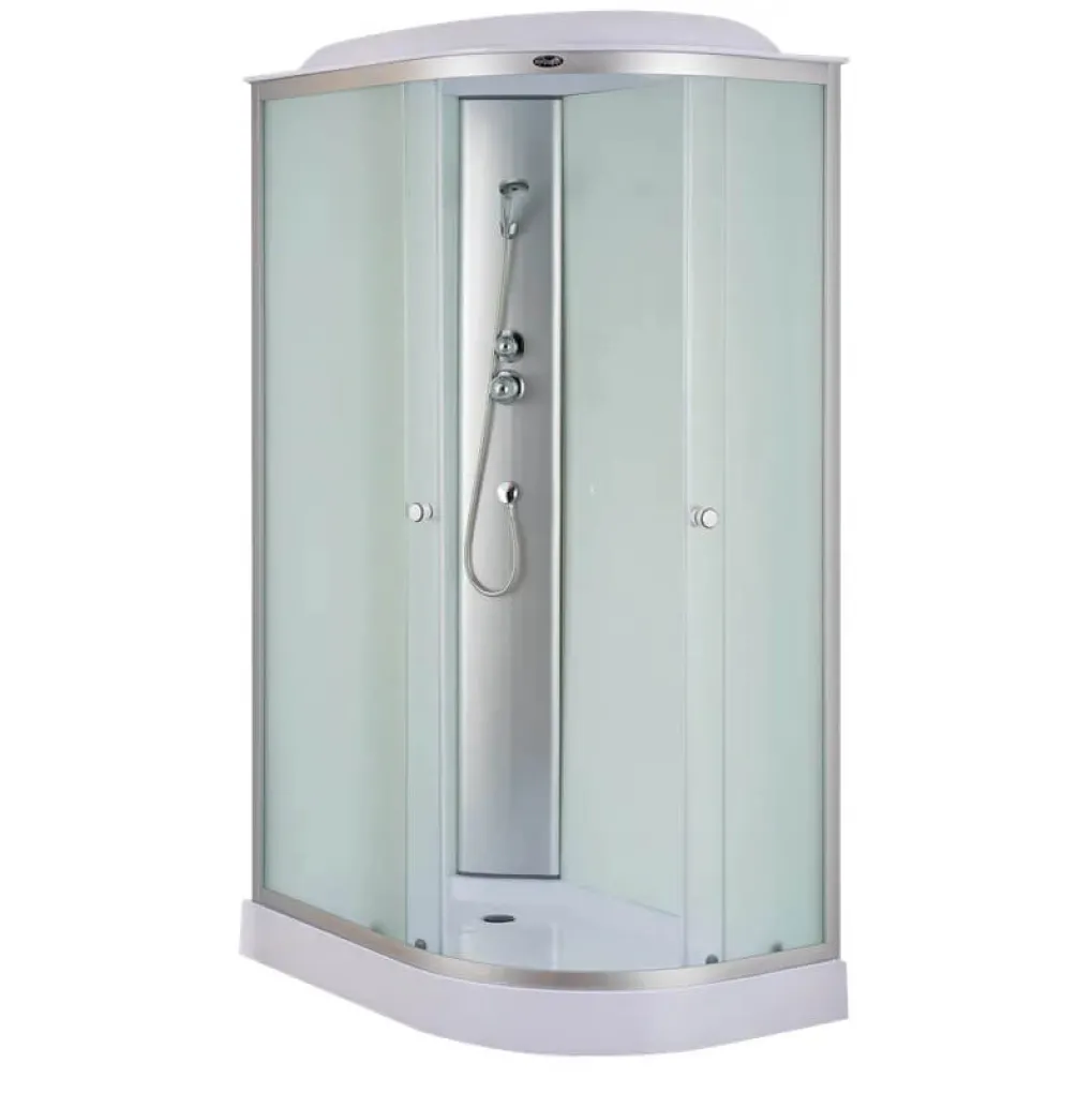 Душевой бокс Mixxus WAVE SB02-120x80x215-L-FB Satin с низким поддоном (MI6892)- Фото 1