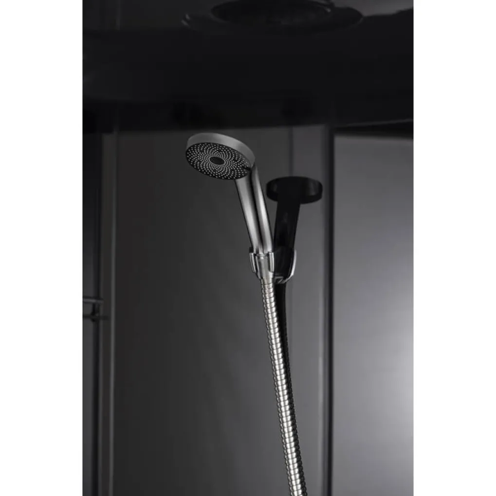Душевой бркс с гидромассажем Mixxus STRONG SBH01-90x90x215-FB Satin с высоким поддоном (MI6888)- Фото 2