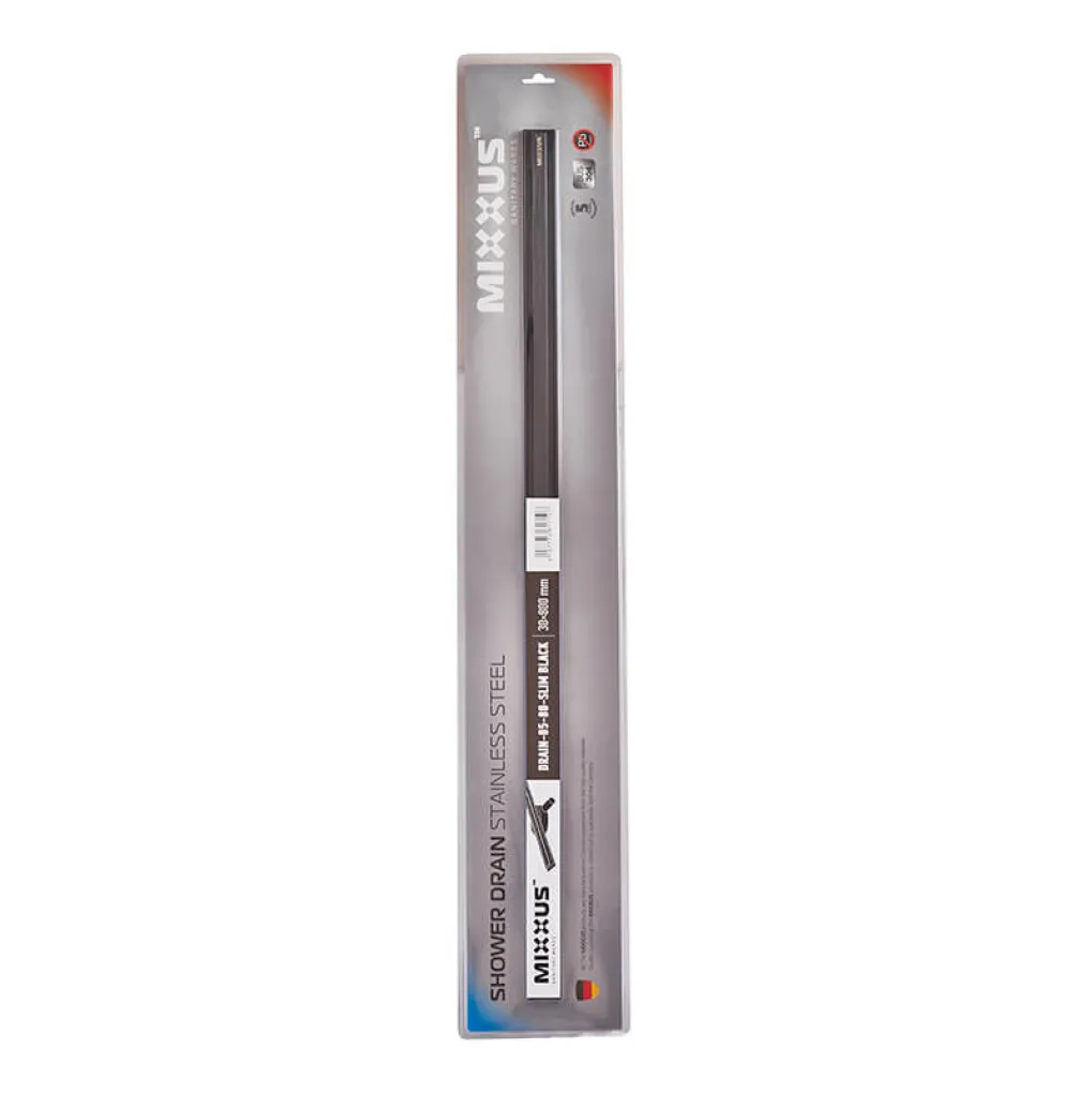 Душевой трап Mixxus Drain-05-80-Slim Black 30x800 мм (MI6171)- Фото 2