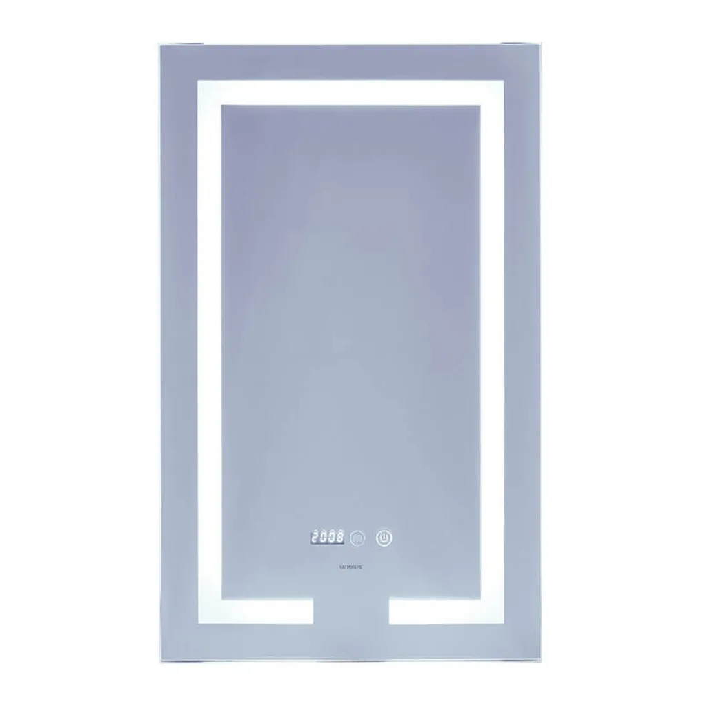Дзеркало Mixxus Hard MR06-50x80 годинник, LED-підсвічування, антизапотівання (MI6011)- Фото 2