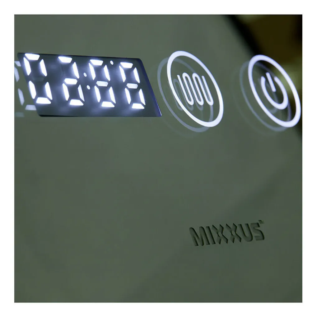Дзеркало Mixxus Hard MR06-50x80 годинник, LED-підсвічування, антизапотівання (MI6011)- Фото 3