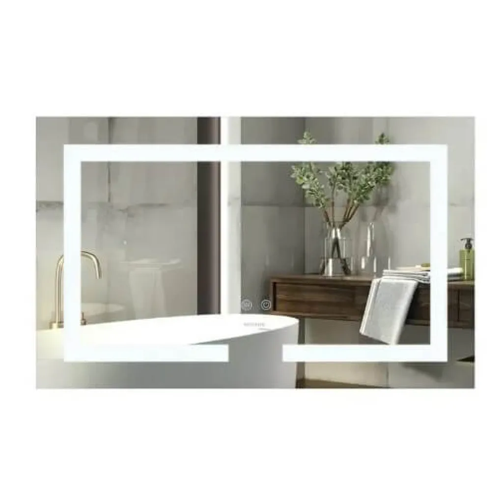 Зеркало Mixxus Hard MR07-80x50 Touch, Anti-fog, димер, рег. яркости (MI6658)- Фото 1