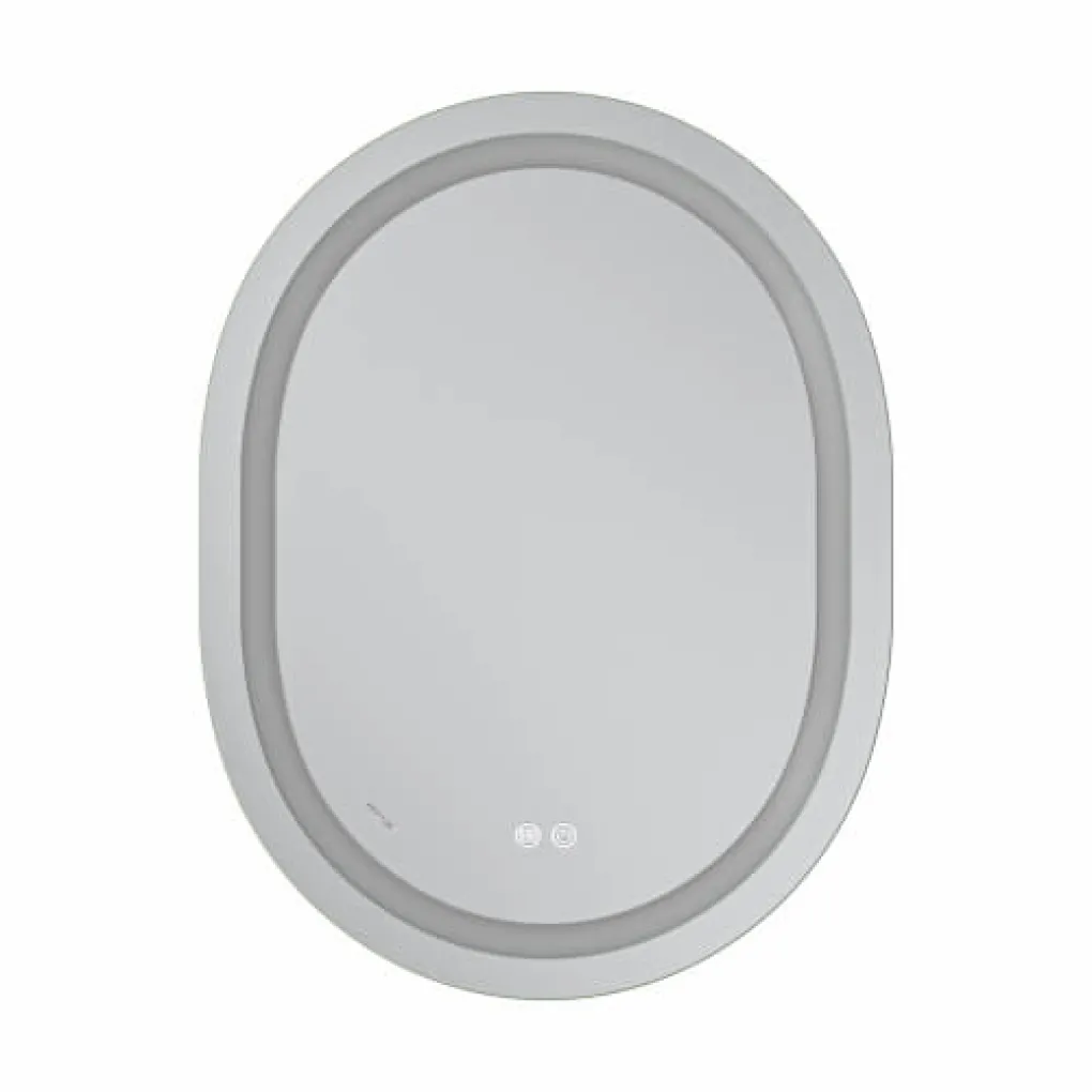 Дзеркало Mixxus Premium Ellipse MV05-80x60-Reverse LED Touch, Anti-fog, димер (MP6642)- Фото 2
