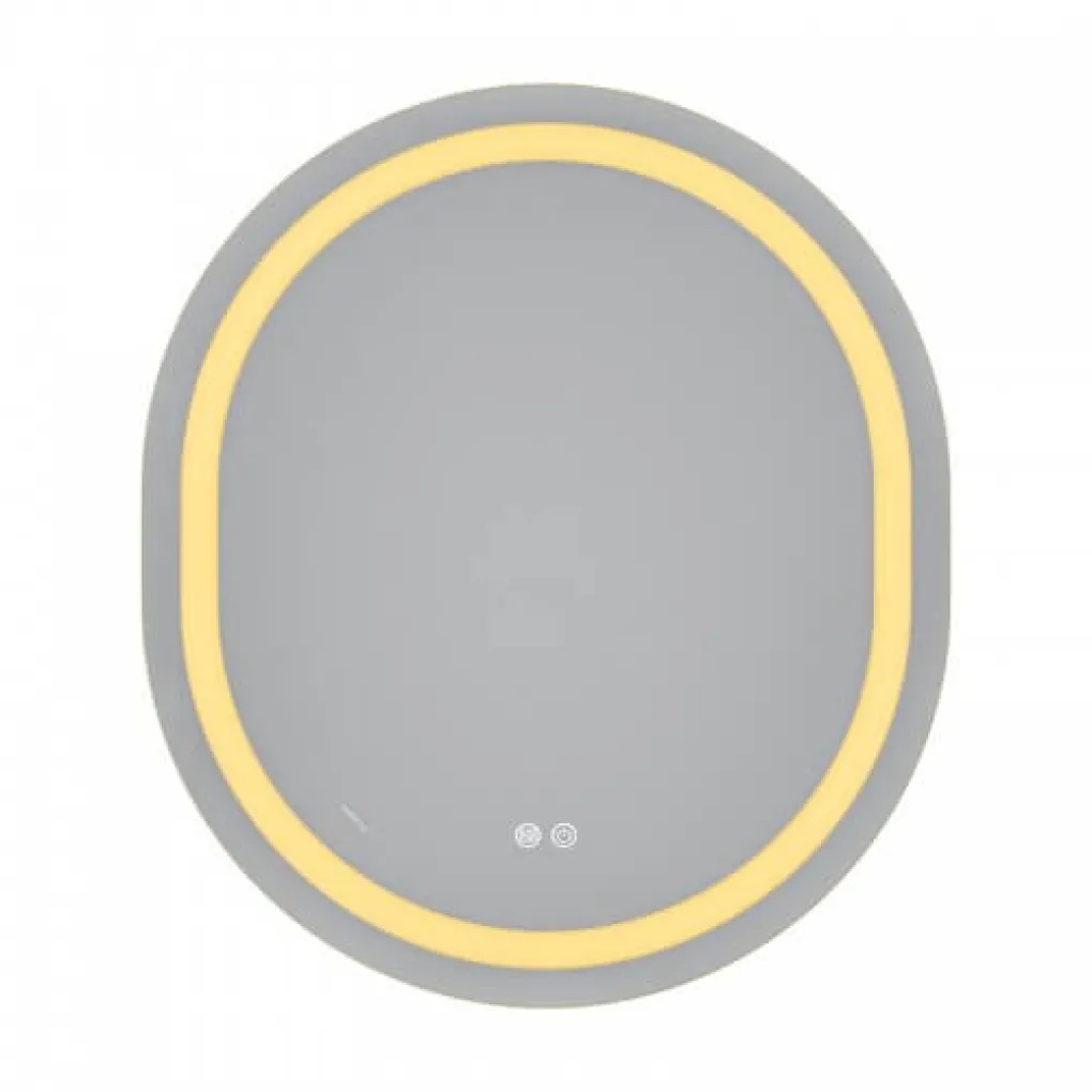 Зеркало Mixxus Premium Ellipse MV05-80x70-Reverse LED Touch, Anti-fog, димер (MP6643)- Фото 4