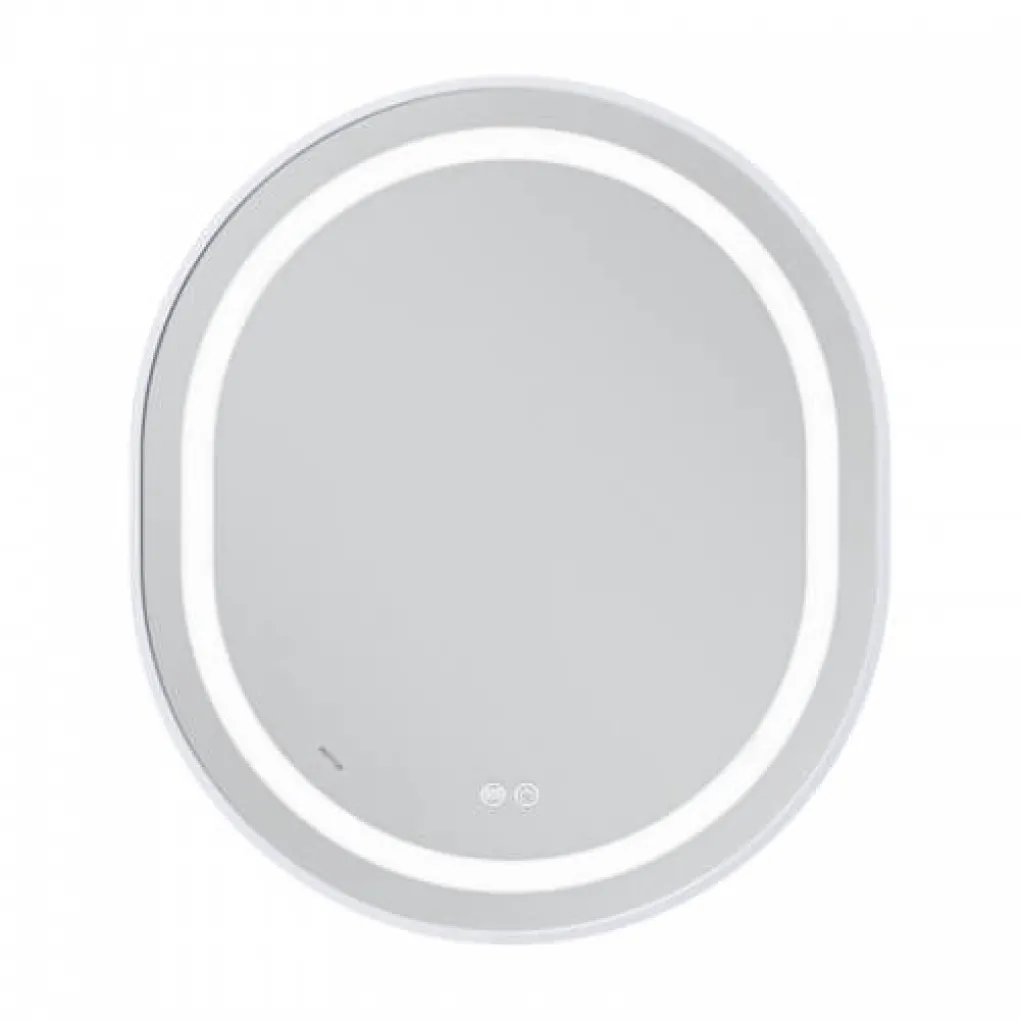Зеркало Mixxus Premium Ellipse MV05-80x70-Reverse White LED Touch, Anti-fog, димер (MP6645)- Фото 3