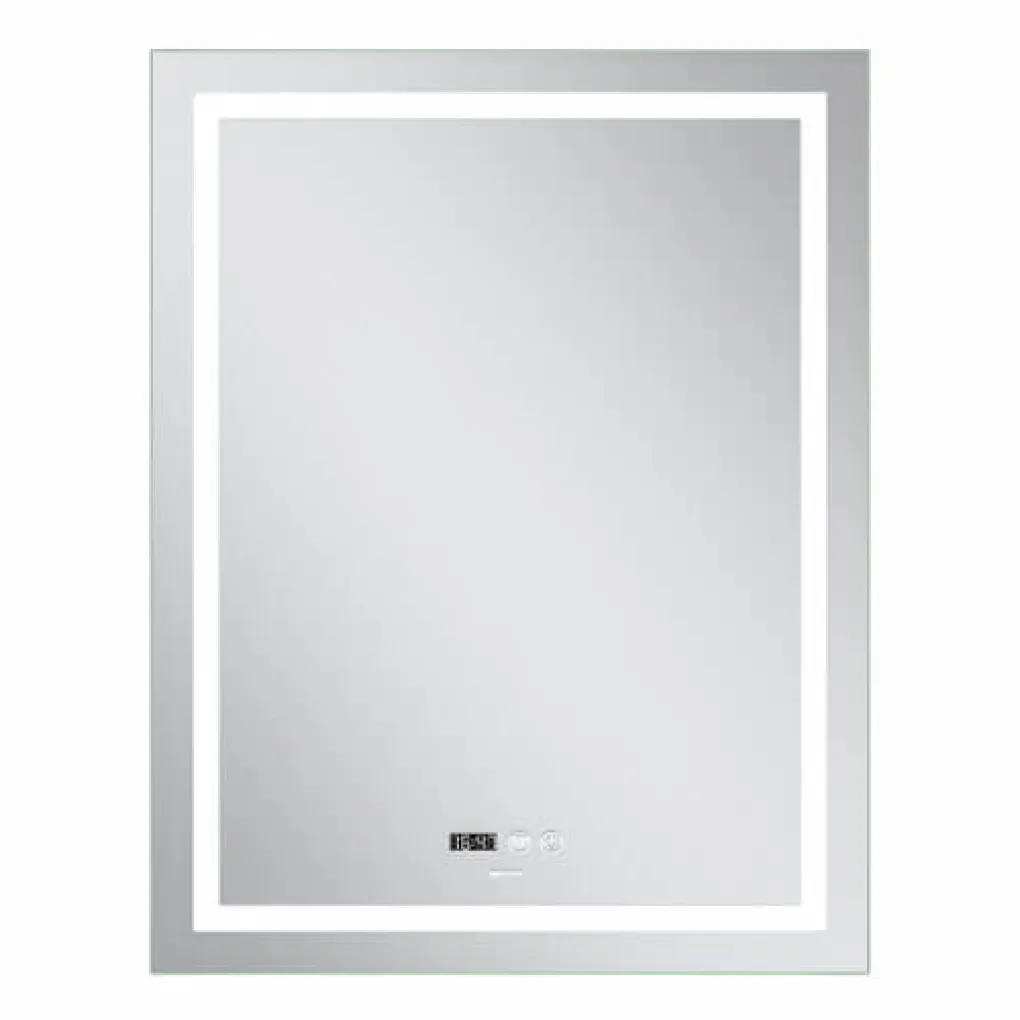 Зеркало Mixxus Premium Flash MR21-70x90 LED Touch, Anti-fog, димер, часы (MP6618)- Фото 1