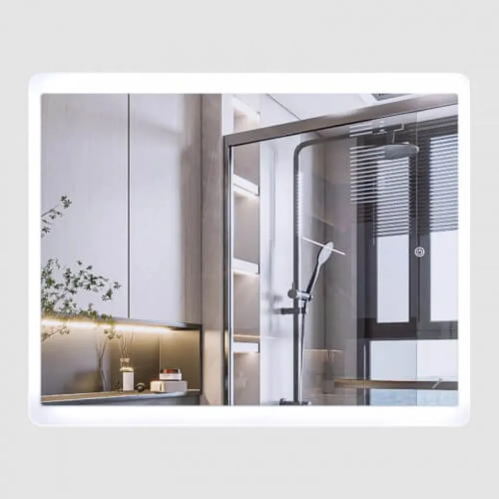Зеркало Mixxus Premium Olivary MR19-90x70-Reverse LED Touch, Anti-fog, димер (MP6630)- Фото 4