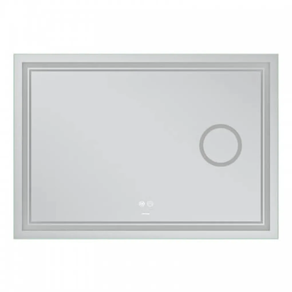 Зеркало Mixxus Premium Quadro MR20-100x70 LED Touch, Anti-fog, димер, линза (MP6622)- Фото 3