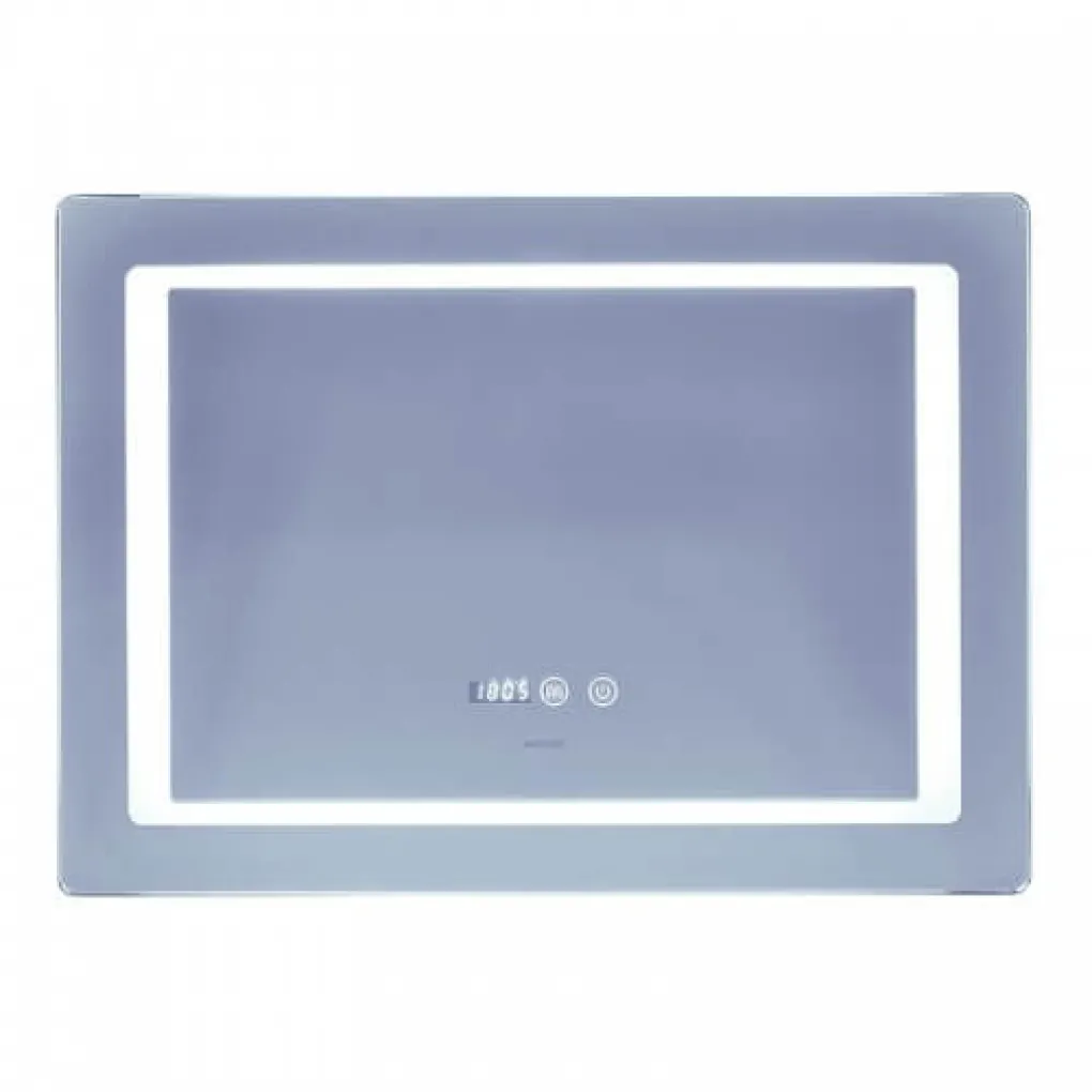 Дзеркало Mixxus Style MR03-70x50 LED-підсвічування, антизапотівання, годинник (MI6006)- Фото 2