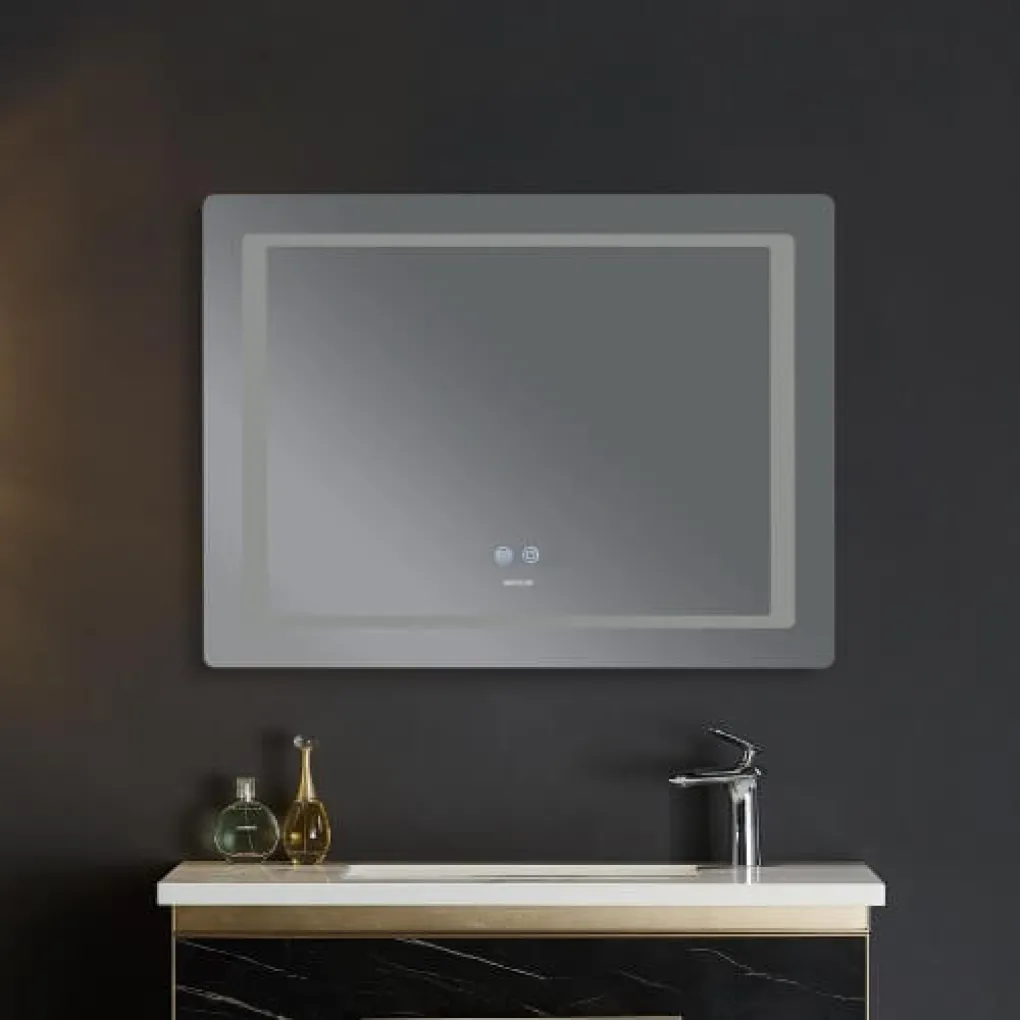 Дзеркало Mixxus Style MR13-90x70-Reverse LED Touch, Anti-fog, димер, рег. яскравості (MI6667)- Фото 4