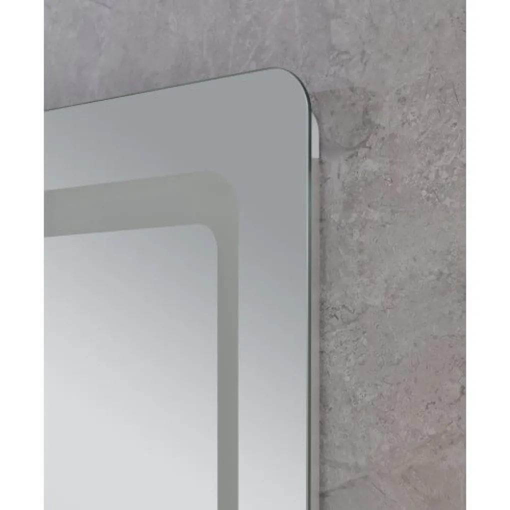 Зеркало Mixxus Twee MR09-50x80-Reverse LED Touch, Anti-fog, димер, рег. яркости (MI6930)- Фото 2