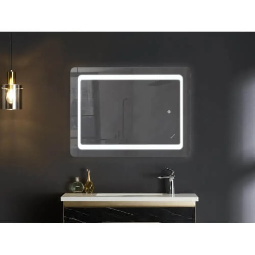 Зеркало Mixxus Twee MR09-50x80-Reverse LED Touch, Anti-fog, димер, рег. яркости (MI6930)- Фото 4