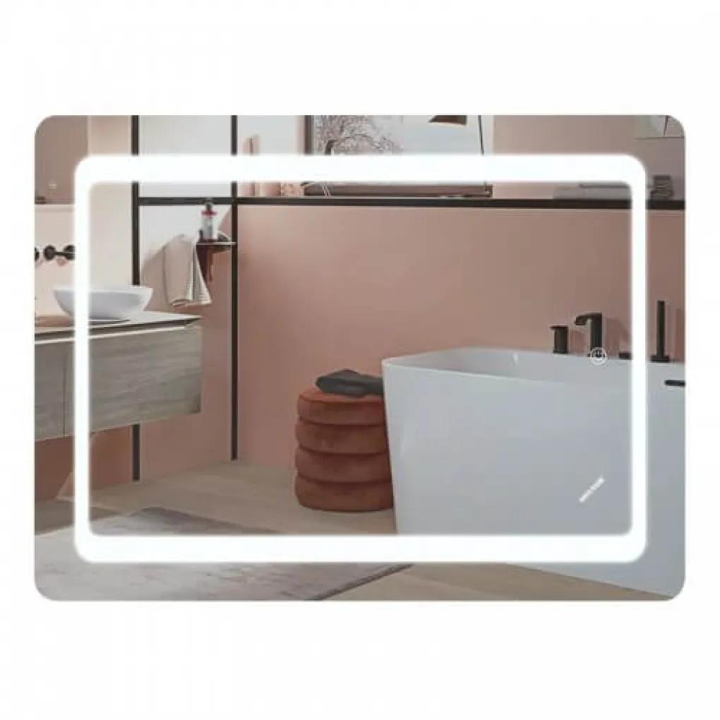 Зеркало Mixxus Twee MR09-50x80-Reverse LED Touch, Anti-fog, димер, рег. яркости (MI6930)- Фото 1