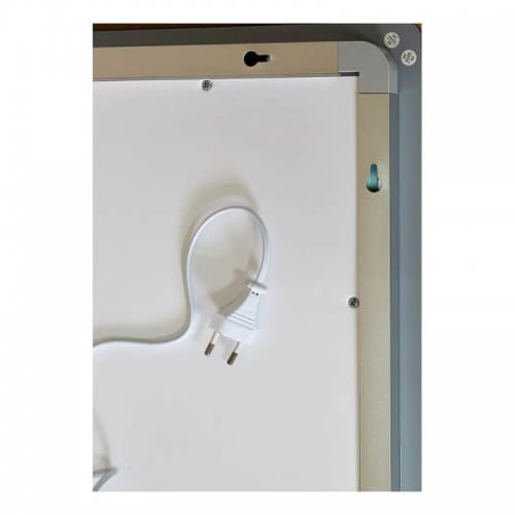 Зеркало Mixxus Warm MR02-100x60 LED-подсветка, антизапотевка, часы (MI6003)- Фото 3