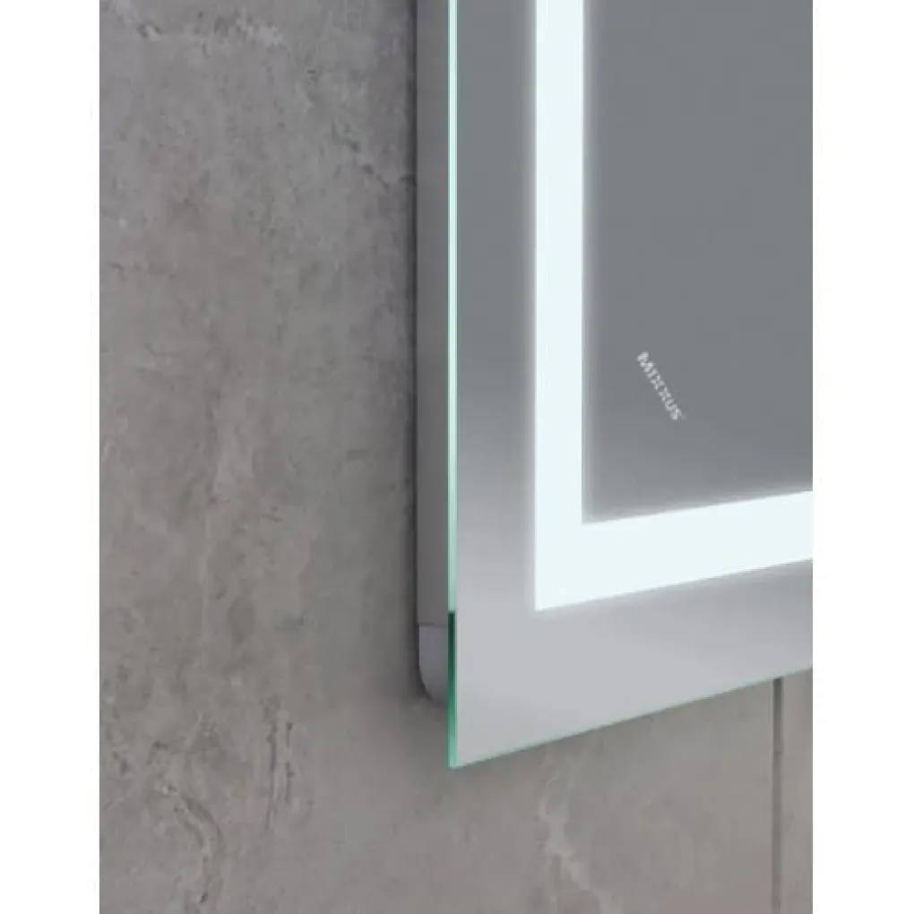 Зеркало Mixxus Warm MR02-100x70 LED-подсветка, антизапотевание, часы (MI6002)- Фото 2