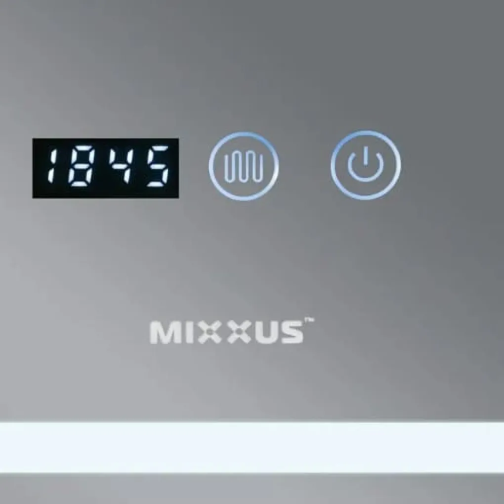 Зеркало Mixxus Warm MR02-100x70 LED-подсветка, антизапотевание, часы (MI6002)- Фото 4