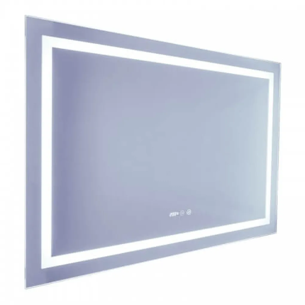 Дзеркало Mixxus Warm MR02-120x80 LED-підсвічування, антизапотівання, годинник (MI6001)- Фото 2
