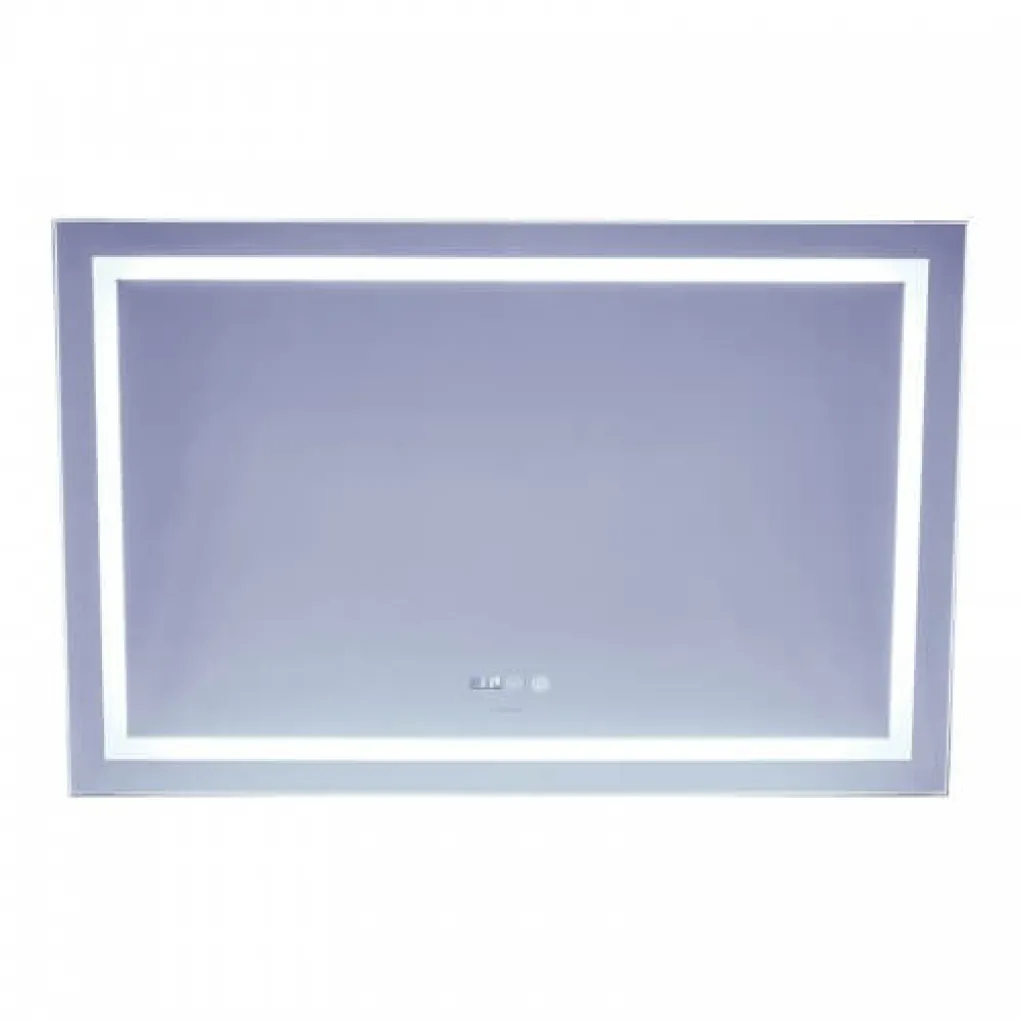Дзеркало Mixxus Warm MR02-120x80 LED-підсвічування, антизапотівання, годинник (MI6001)- Фото 1