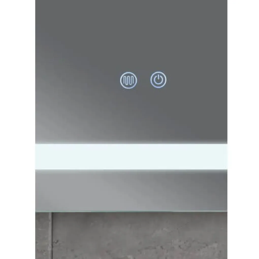 Зеркало Mixxus Warm MR12-70x50-Reverse LED Touch, Anti-fog, димер, рег. яркости (MI6670)- Фото 2