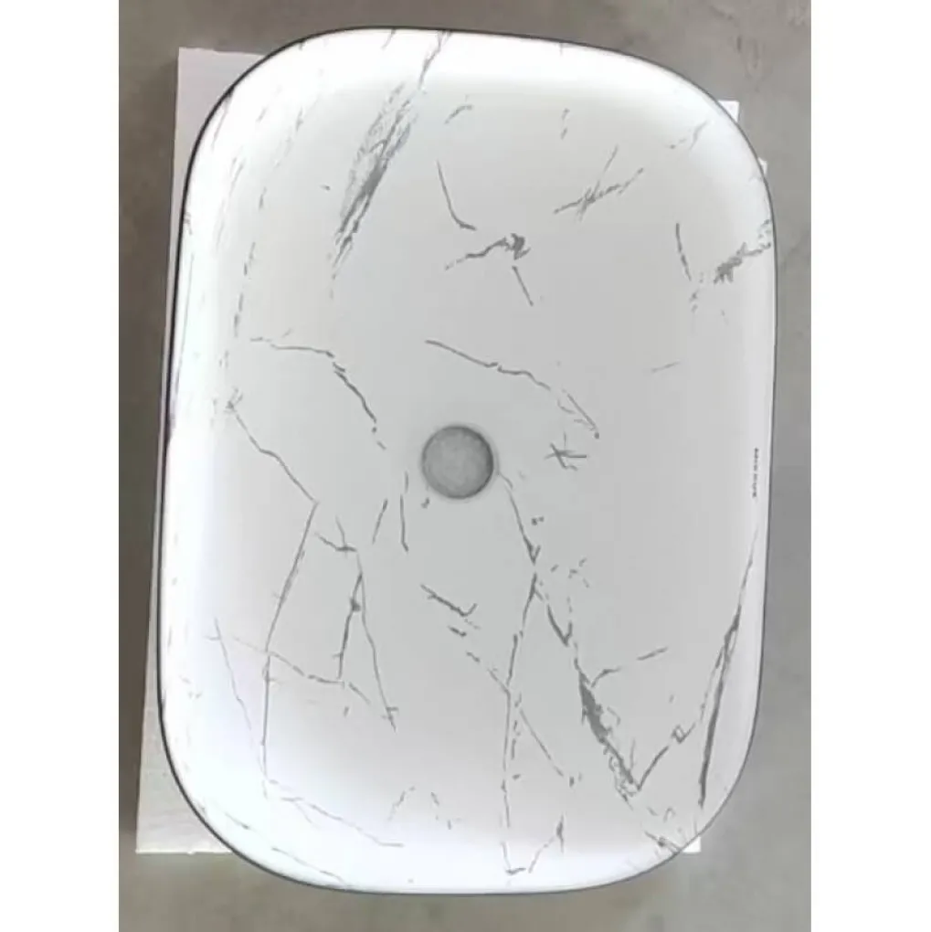 Раковина накладная Mixxus Premium Diverse-0112 Marble-Black 455х325х135 мм (MP6541)- Фото 3