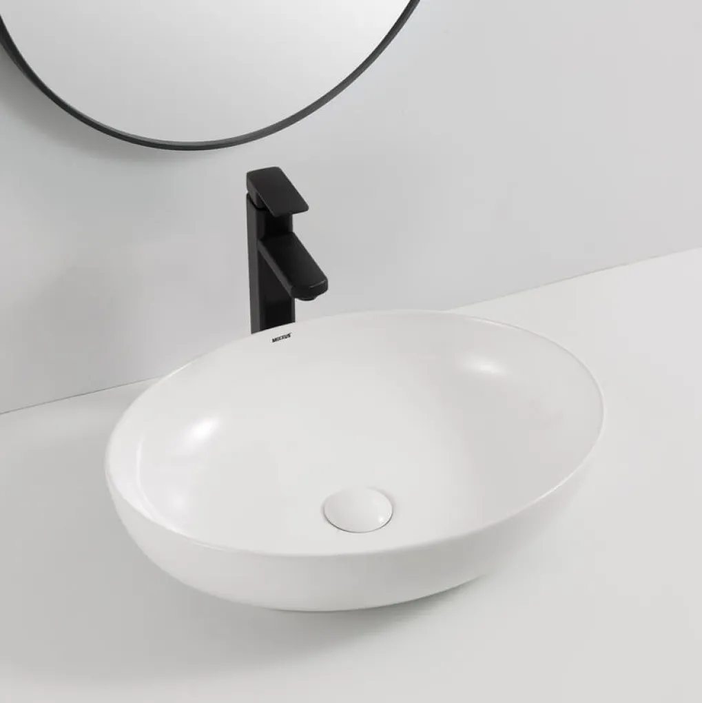 Раковина накладная Mixxus Premium Ellipse-0102 515х400х130 мм (MP6551)- Фото 4
