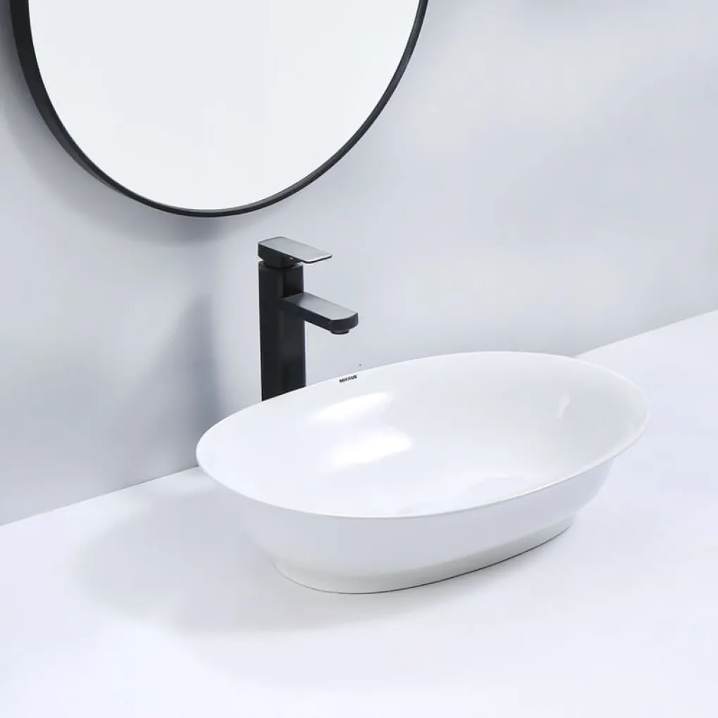 Раковина накладная Mixxus Premium Ellipse-0103 550х390х140 мм (MP6553)- Фото 3