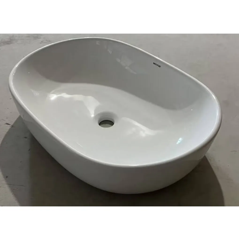 Раковина накладная Mixxus Premium Ellipse-0105 600х400х150 мм (MP6563)- Фото 3