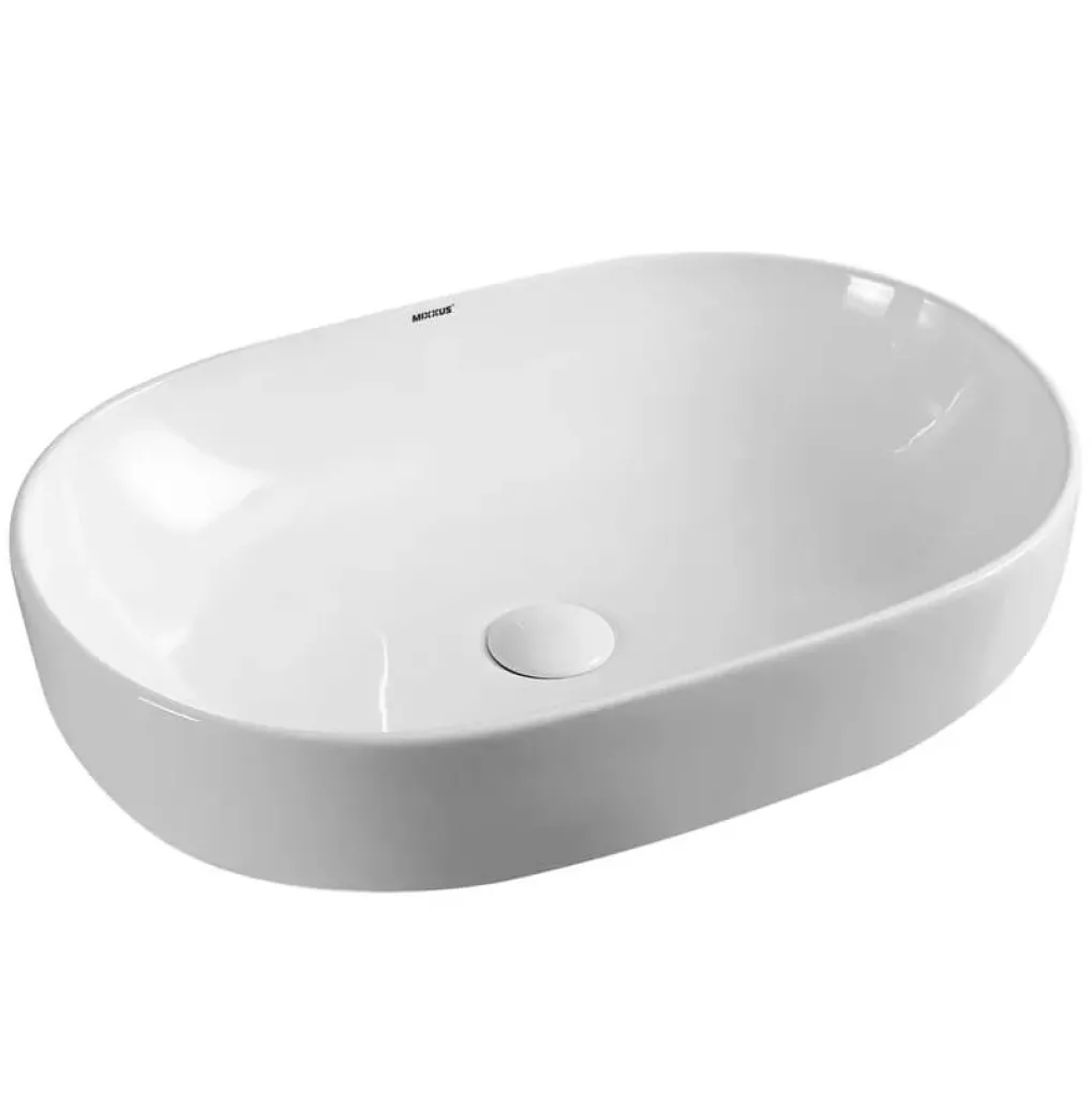 Раковина накладная Mixxus Premium Ellipse-0105 600х400х150 мм (MP6563)- Фото 1