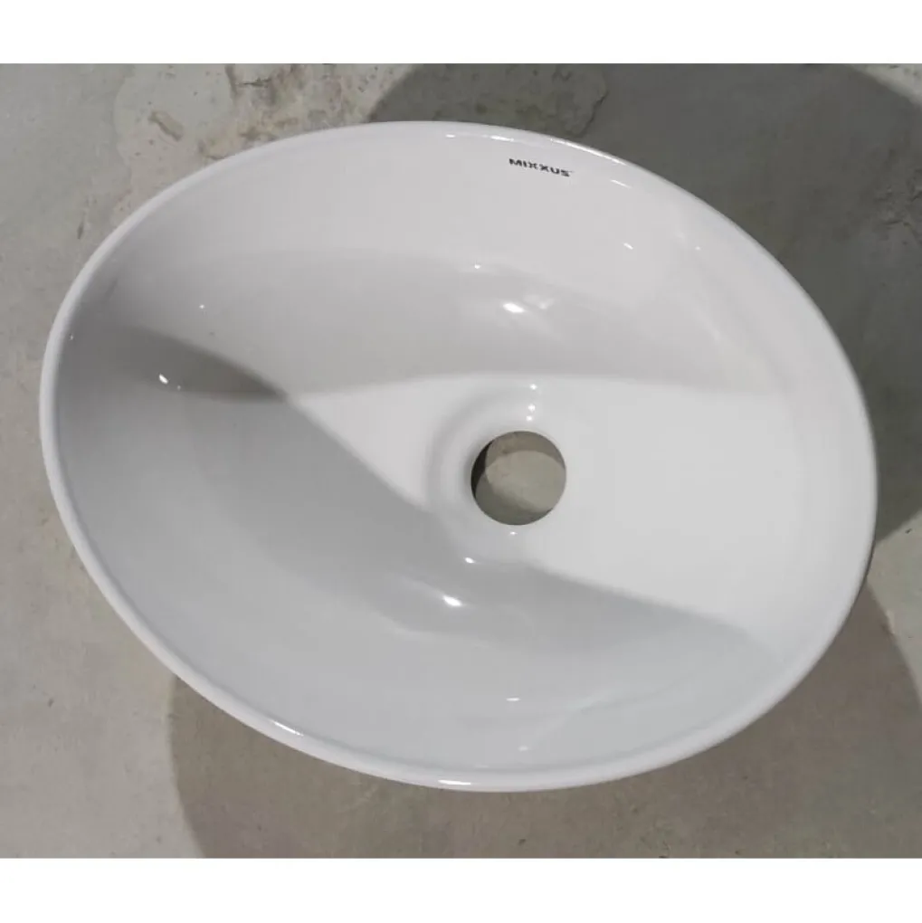 Раковина накладная Mixxus Premium Ellipse-0107 345х265х120 мм (MP6525)- Фото 2