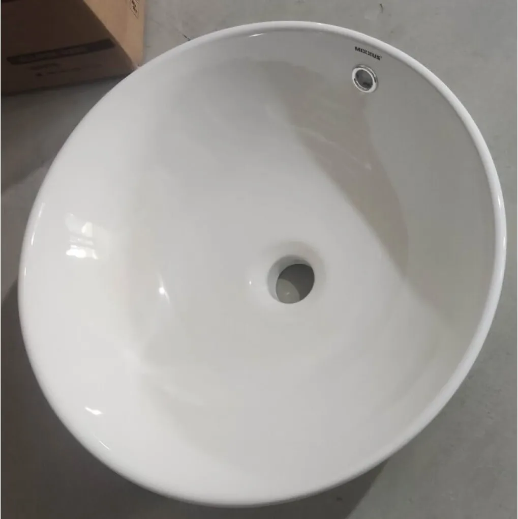 Раковина накладна Mixxus Premium Ellipse-0205 430x430x175 мм з переливом (MP6530)- Фото 2