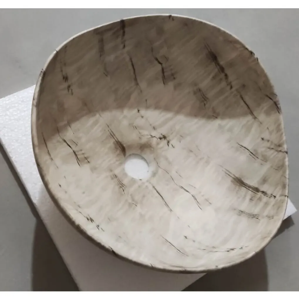Раковина накладная Mixxus Premium Wave-0103 Marble 380х380х170 мм (MP6532)- Фото 3