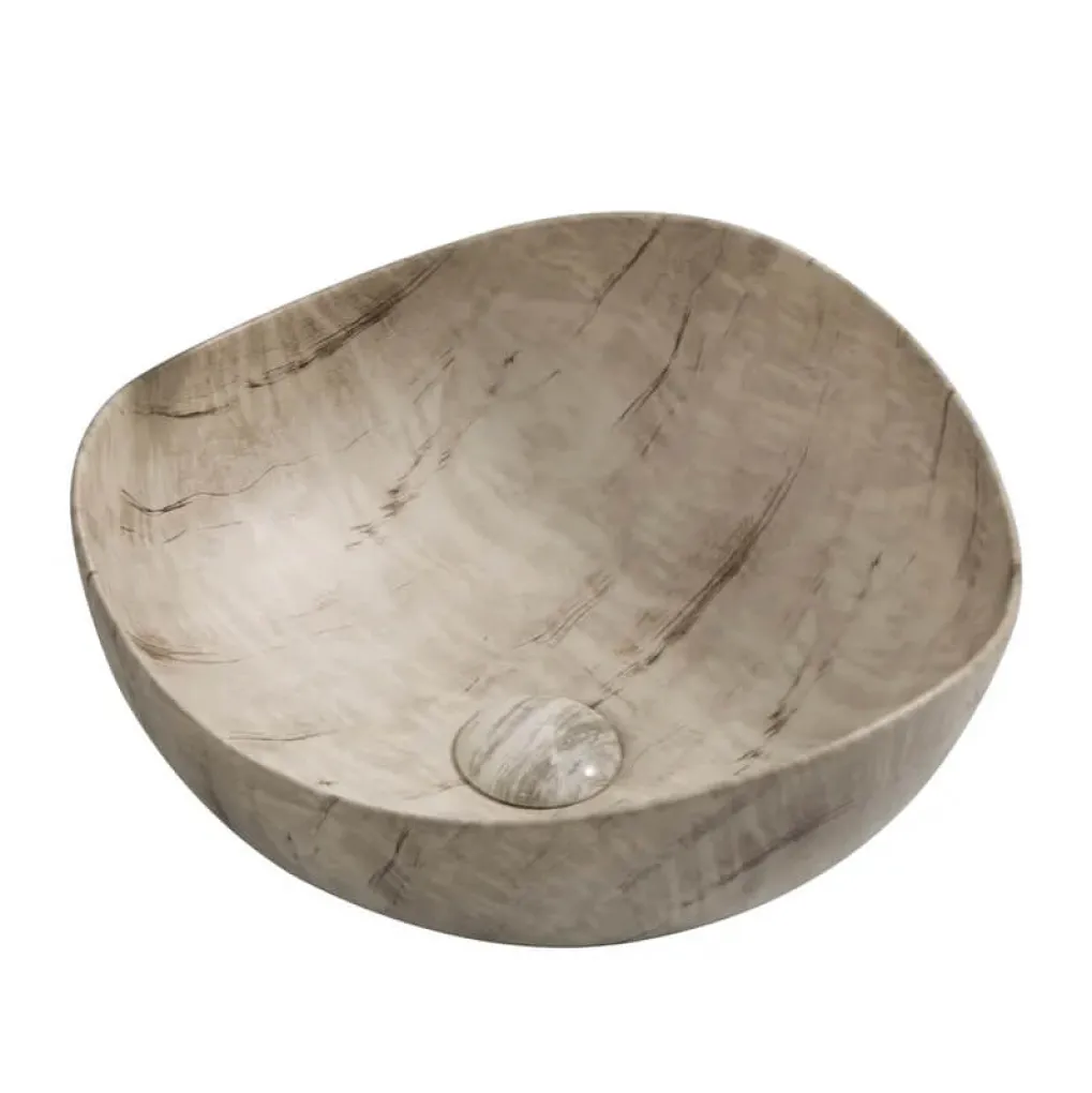 Раковина накладная Mixxus Premium Wave-0103 Marble 380х380х170 мм (MP6532)- Фото 1