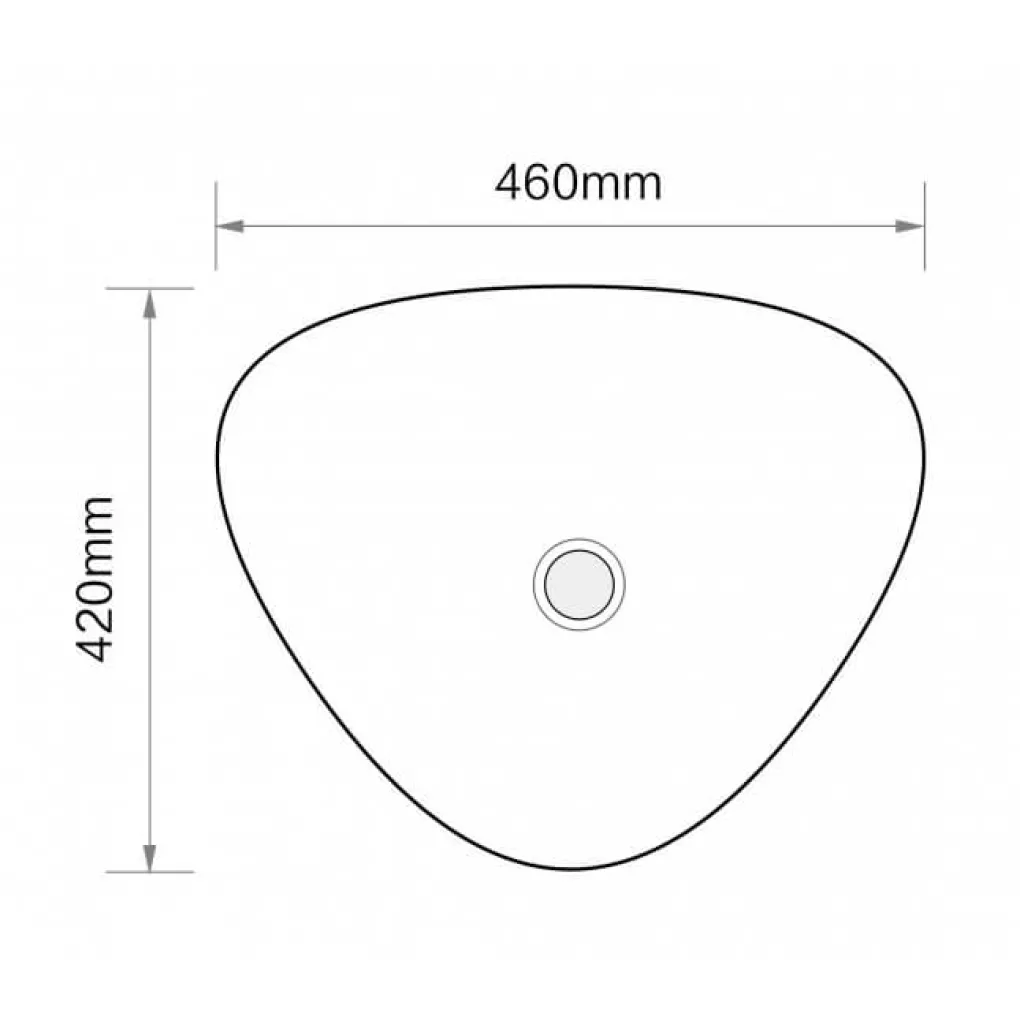 Раковина накладная Mixxus Premium Wave-0104 Marble 460х420х130 мм (MP6534)- Фото 3
