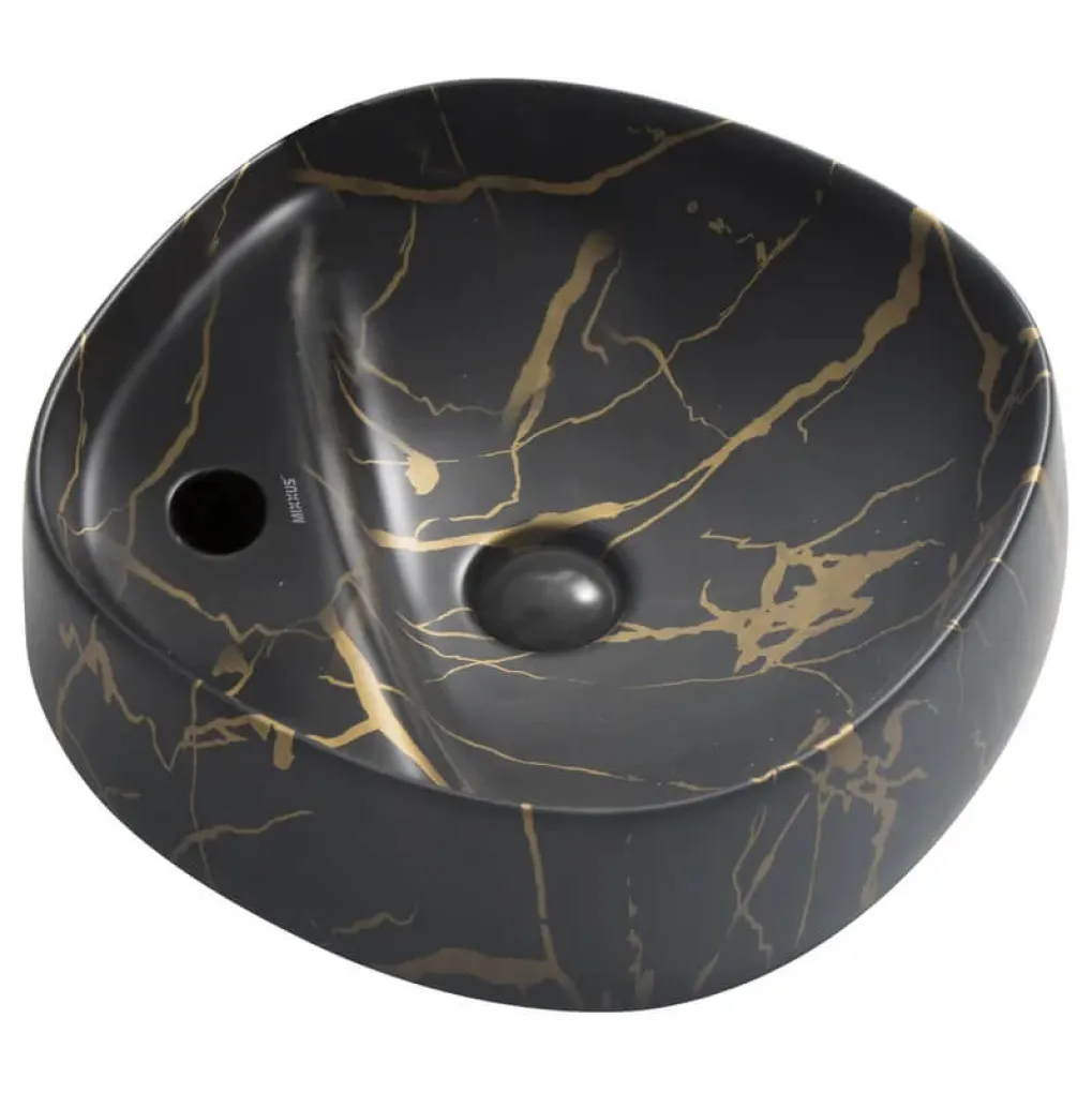 Раковина накладная Mixxus Premium Wave-0201 Marble 430х430х150 мм (MP6536)- Фото 1