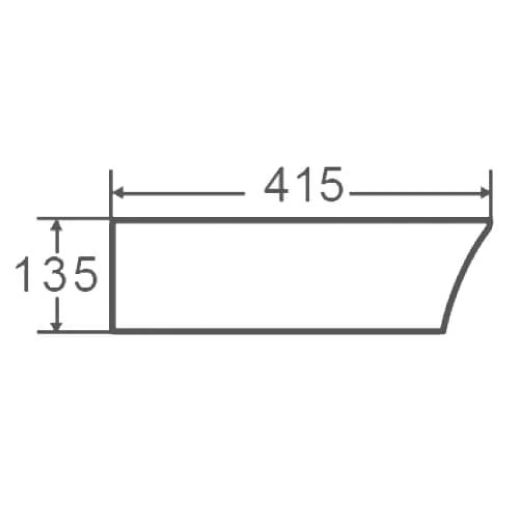 Умывальник накладной Mixxus Premium Bevel-0201 с переливом 485x410x125 мм (MP6480)- Фото 4