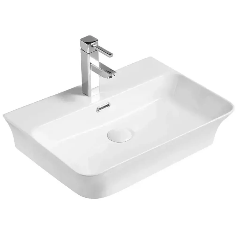 Умывальник накладной Mixxus Premium Bevel-0202 с переливом 560x415x125 мм (MP6481)- Фото 1