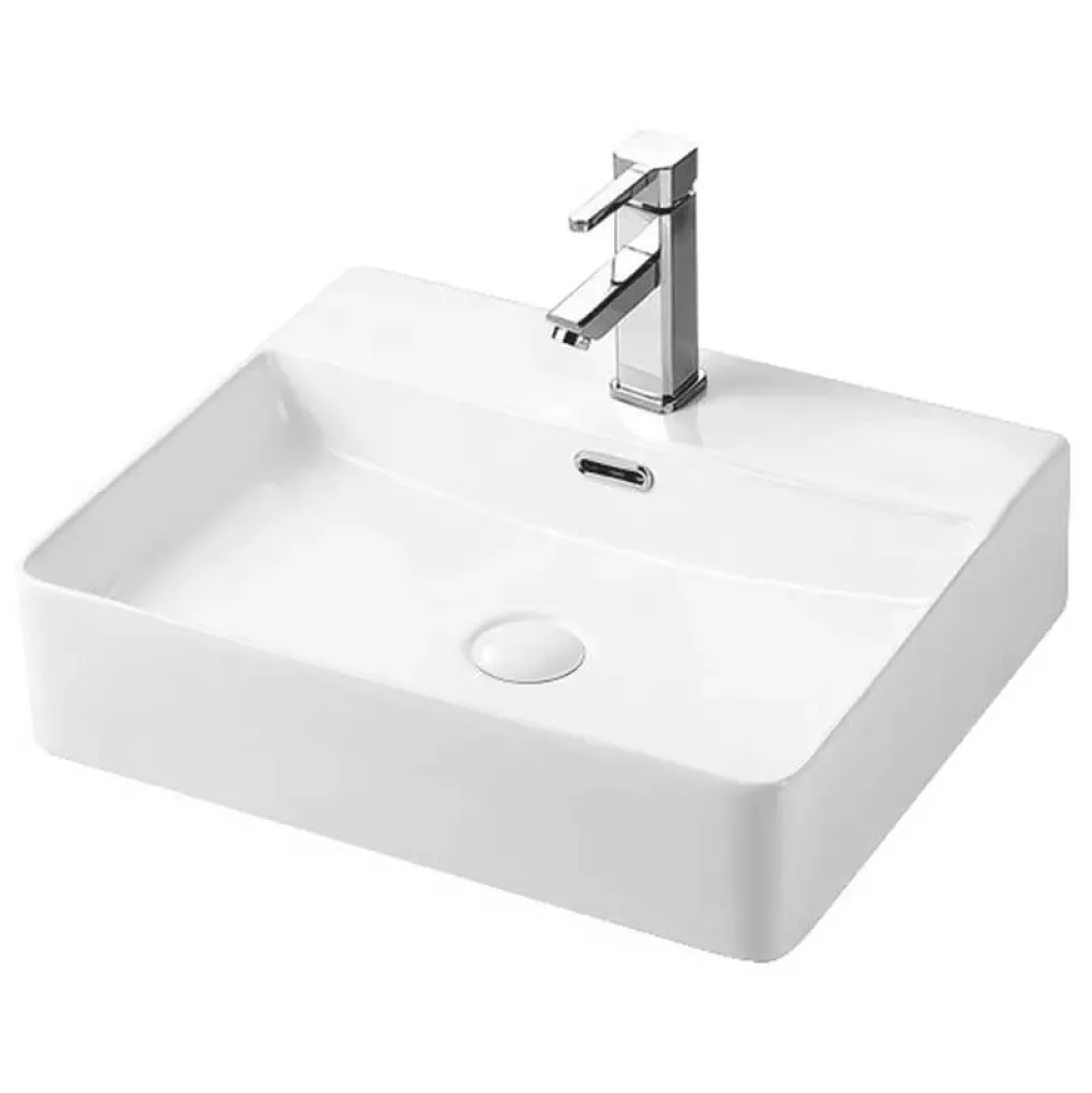 Умывальник накладной Mixxus Premium Quadro-0201 с переливом 500x420x120 мм (MP6478)- Фото 4